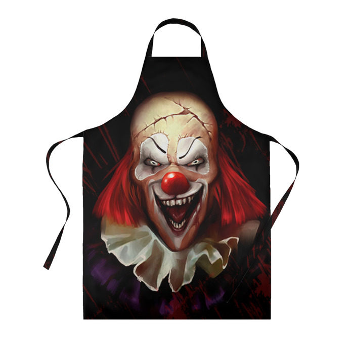 Фартук 3D Зомби клоун фото