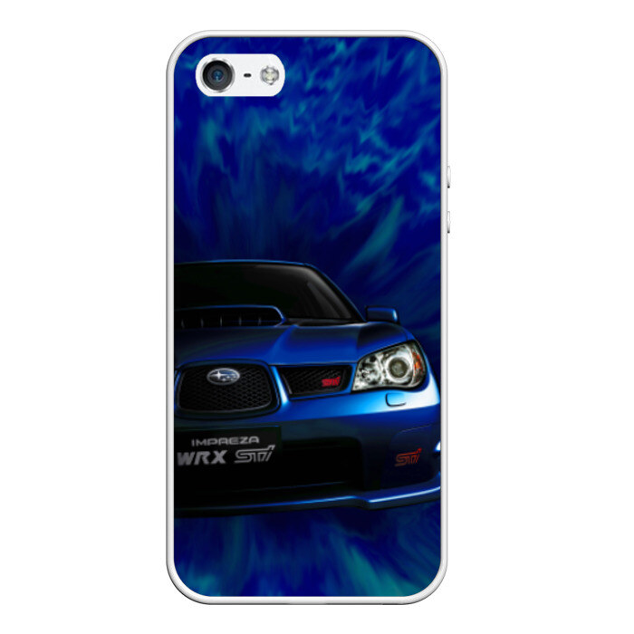 Чехол для iPhone 5/5S матовый Subaru фото