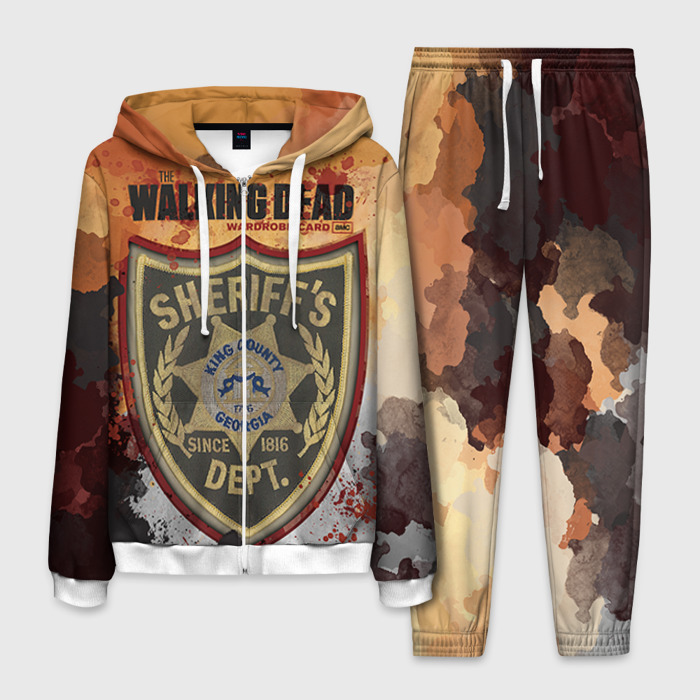 Мужской костюм 3D The Walking Dead фото