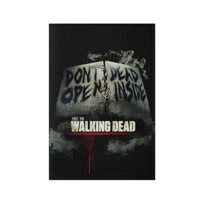 Обложка для паспорта матовая кожа The Walking Dead фото