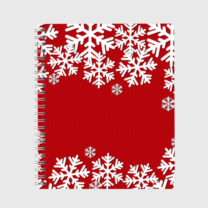 Тетрадь Снежинки фото