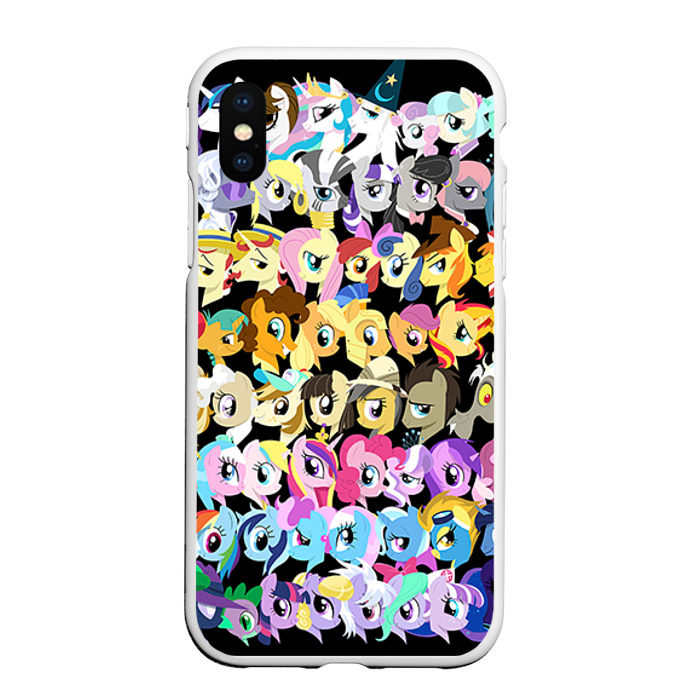Чехол для iPhone XS Max матовый My Little Pony фото
