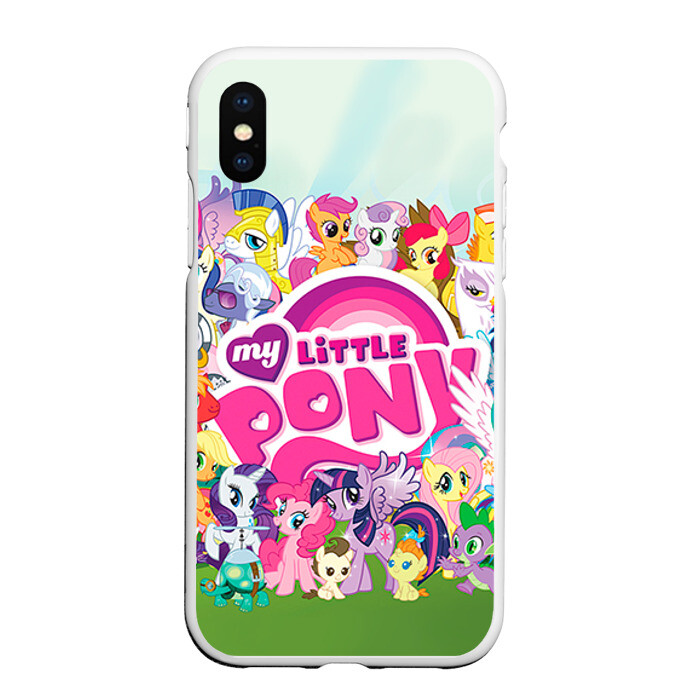Чехол для iPhone XS Max матовый My Little Pony фото