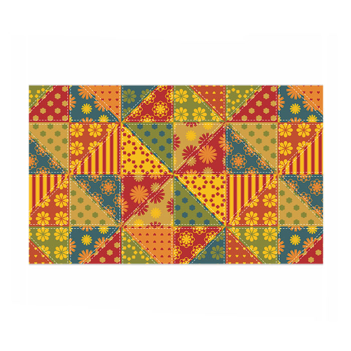 Бумага для упаковки 3D Лоскутное шитьё фото