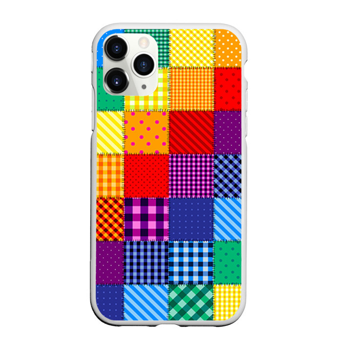 Чехол для iPhone 11 Pro матовый Лоскутное шитьё фото