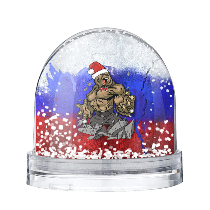 Снежный шар Медведь фото