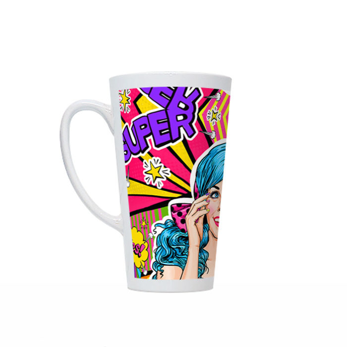 Кружка Латте Pop art фото