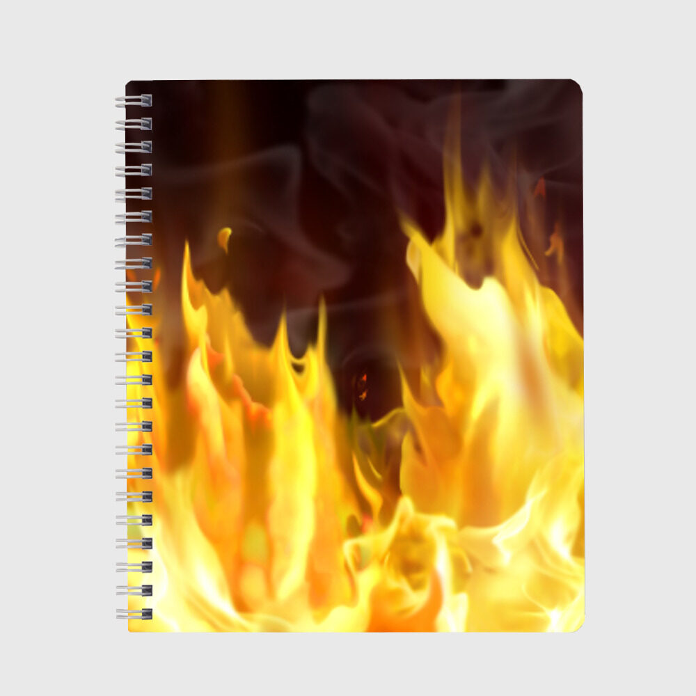 Тетрадь Огонь фото