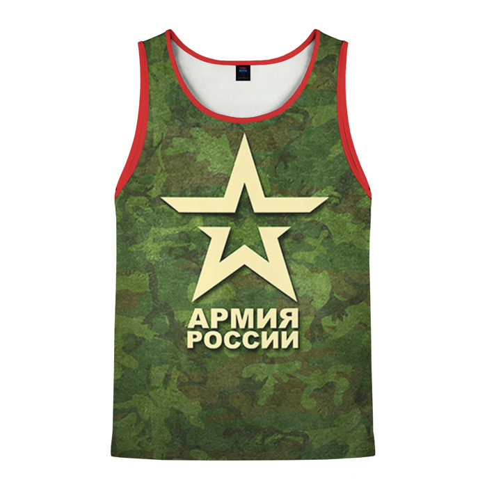 Мужская майка 3D Армия России фото