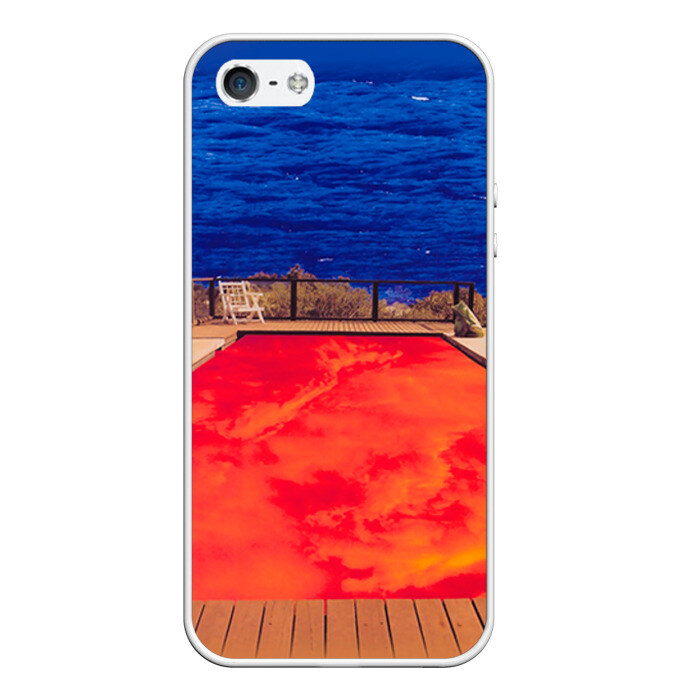 Чехол для iPhone 5/5S матовый Red Hot Chili Peppers фото