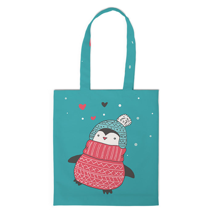 Сумка 3D повседневная Пингвинчик фото