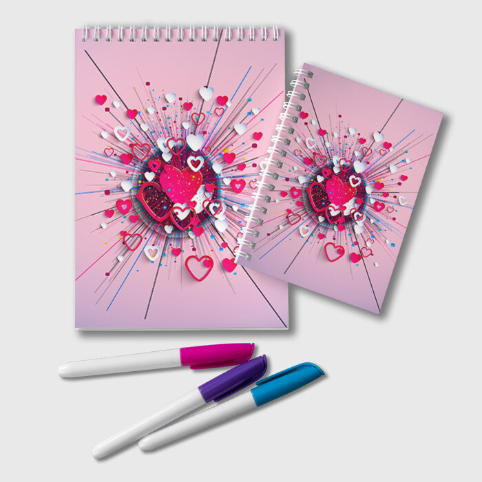 Блокнот Heart heart heart фото