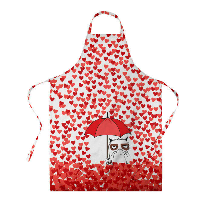 Фартук 3D Сердцепад фото