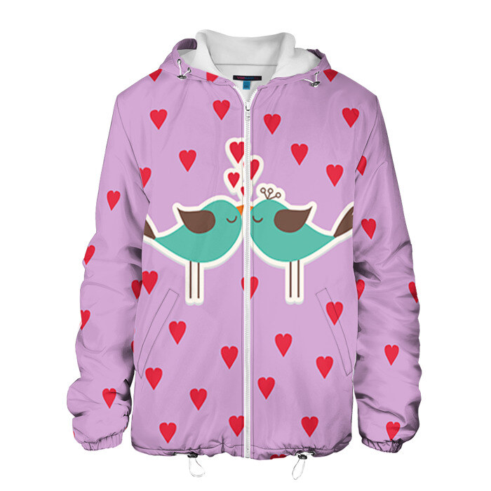 Мужская куртка 3D Птички фото