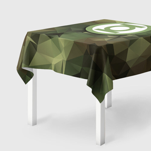 Скатерть 3D Зеленый фонарь фото