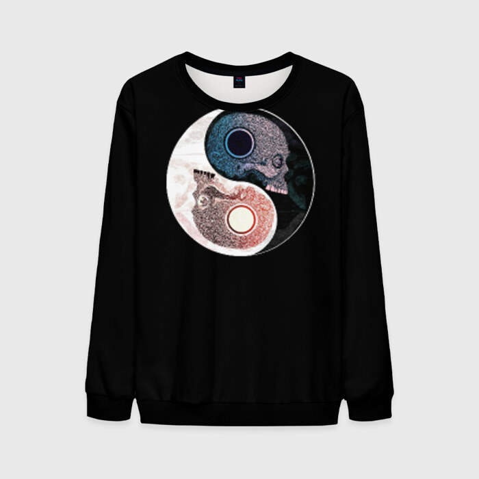 Мужской свитшот 3D Инь Янь фото