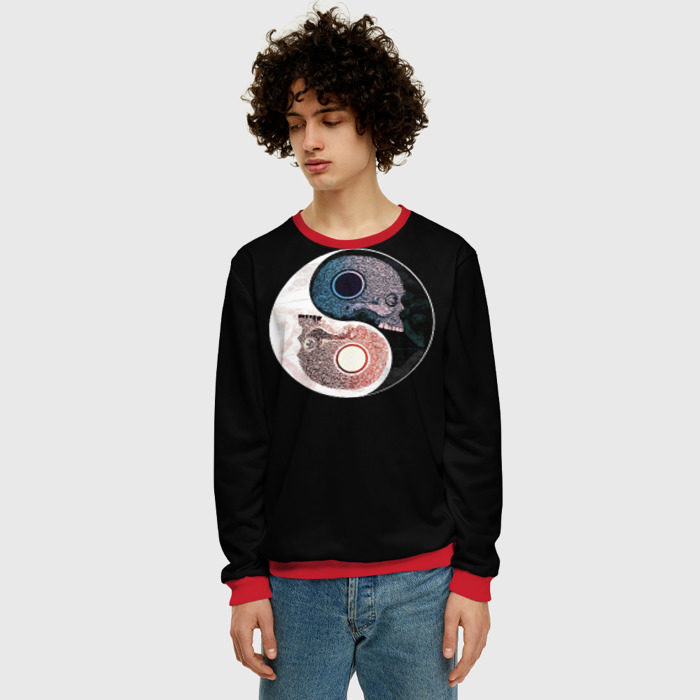 Мужской свитшот 3D Инь Янь фото