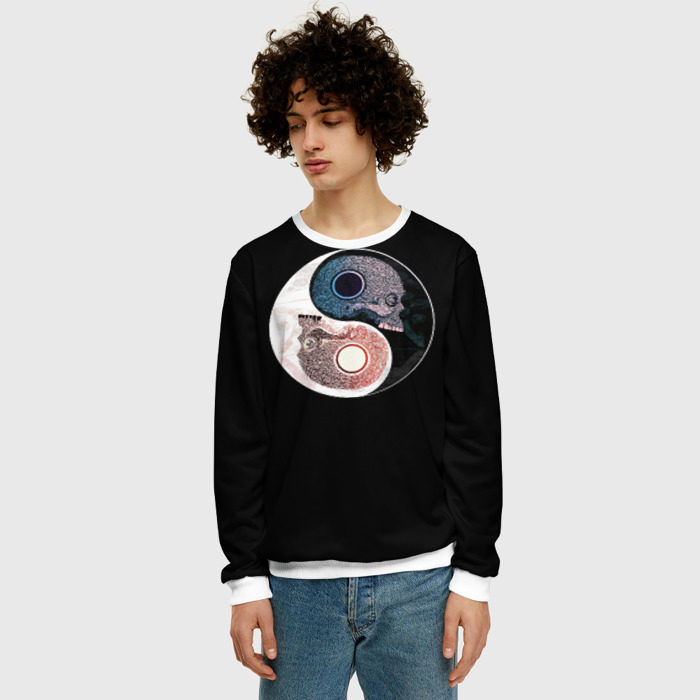Мужской свитшот 3D Инь Янь фото