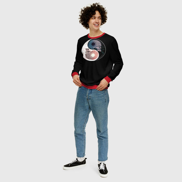 Мужской свитшот 3D Инь Янь фото