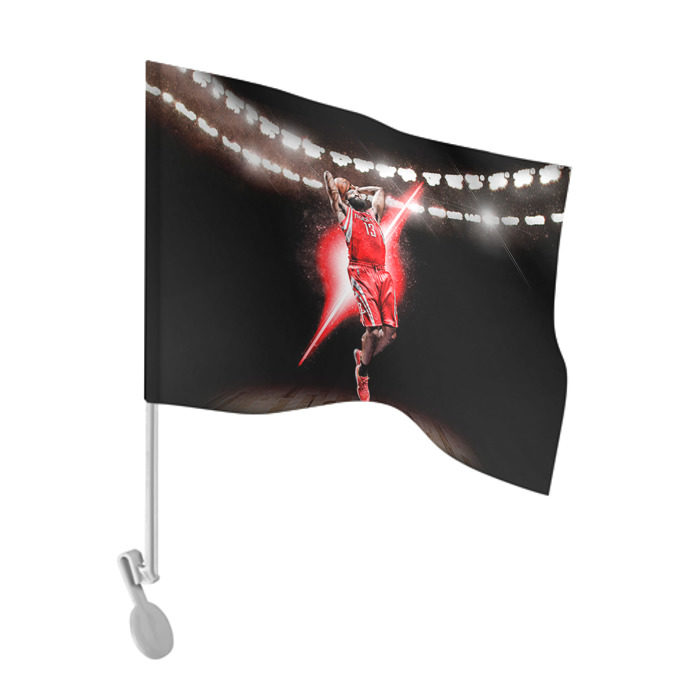 Флаг для автомобиля Бросок фото