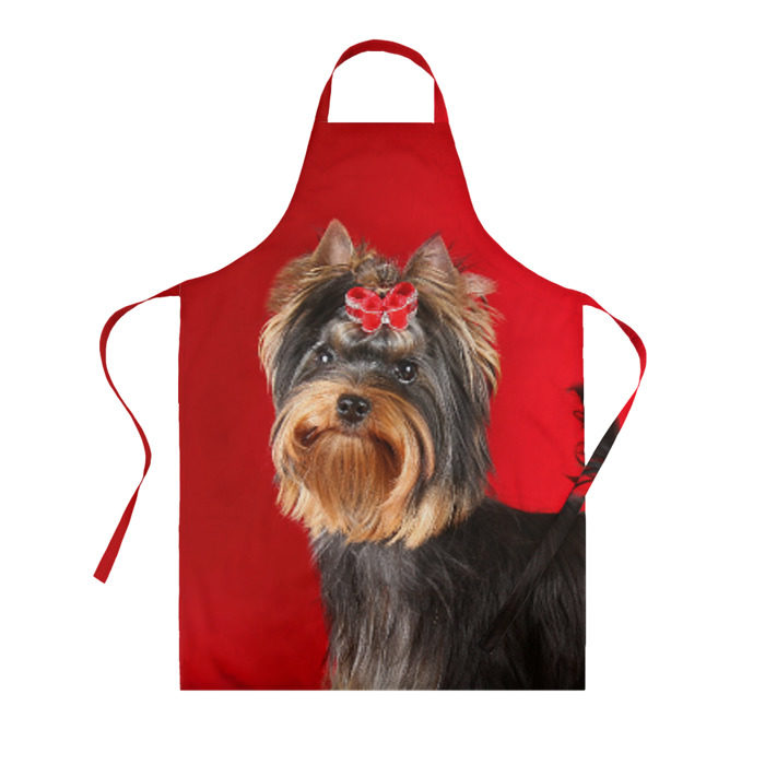 Фартук 3D Йоркширский терьер фото