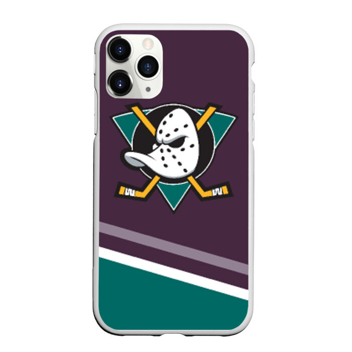 Чехол для iPhone 11 Pro матовый Anaheim Ducks Selanne фото