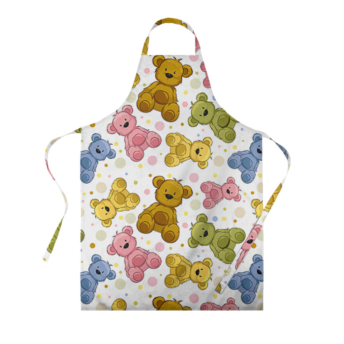 Фартук 3D Медвежата фото