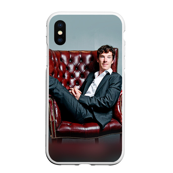 Чехол для iPhone XS Max матовый Бенедикт Камбербэтч 2 фото