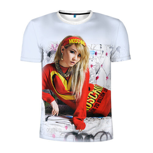 Мужская футболка 3D спортивная K pop CL фото