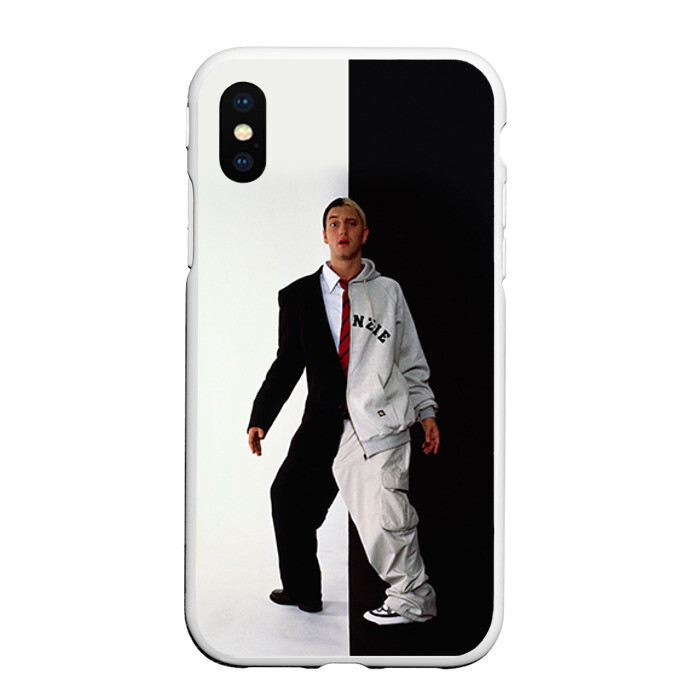 Чехол для iPhone XS Max матовый Эминем 2 фото