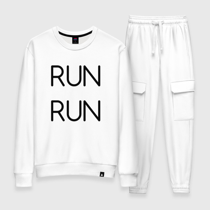 Женский костюм хлопок RUN фото