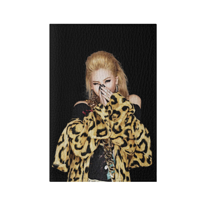 Обложка для паспорта матовая кожа K-pop девушка фото