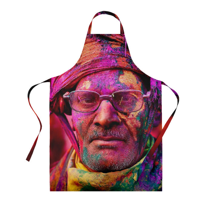 Фартук 3D Индуистский фестиваль красок фото