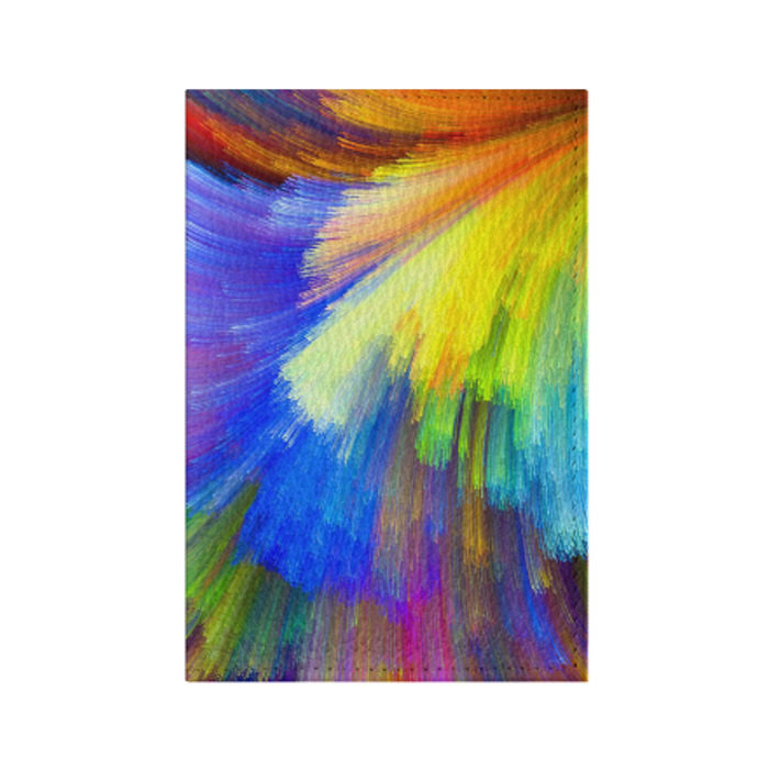 Обложка для паспорта матовая кожа Абстракция фото