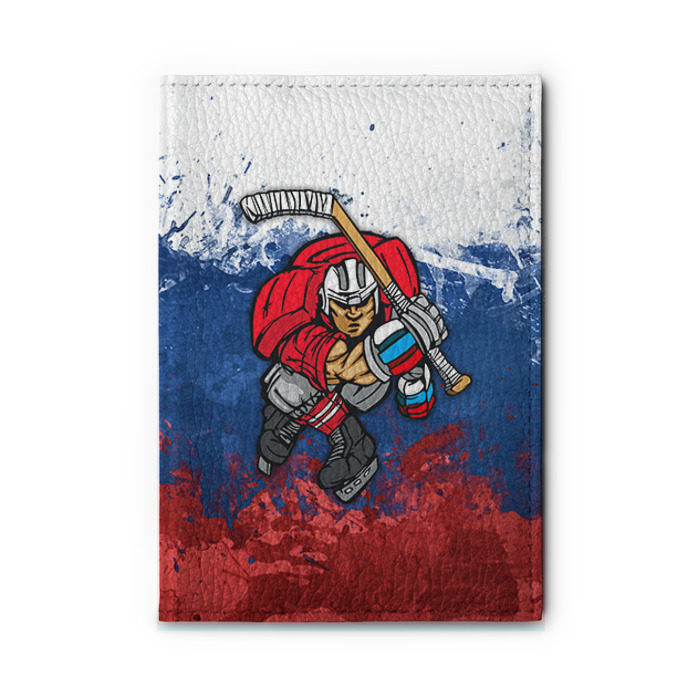 Обложка для автодокументов Хоккей 2 фото