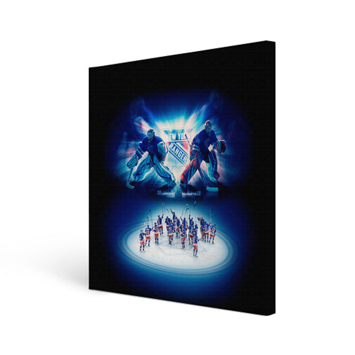 Холст квадратный Нью-Йорк Рейнджерс фото