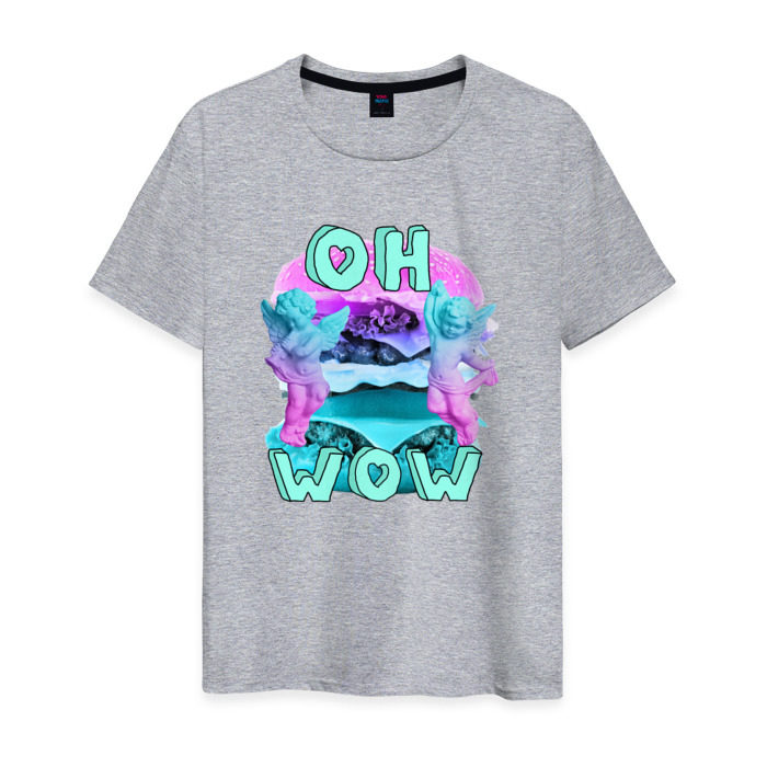 Мужская футболка хлопок oh. wow! фото
