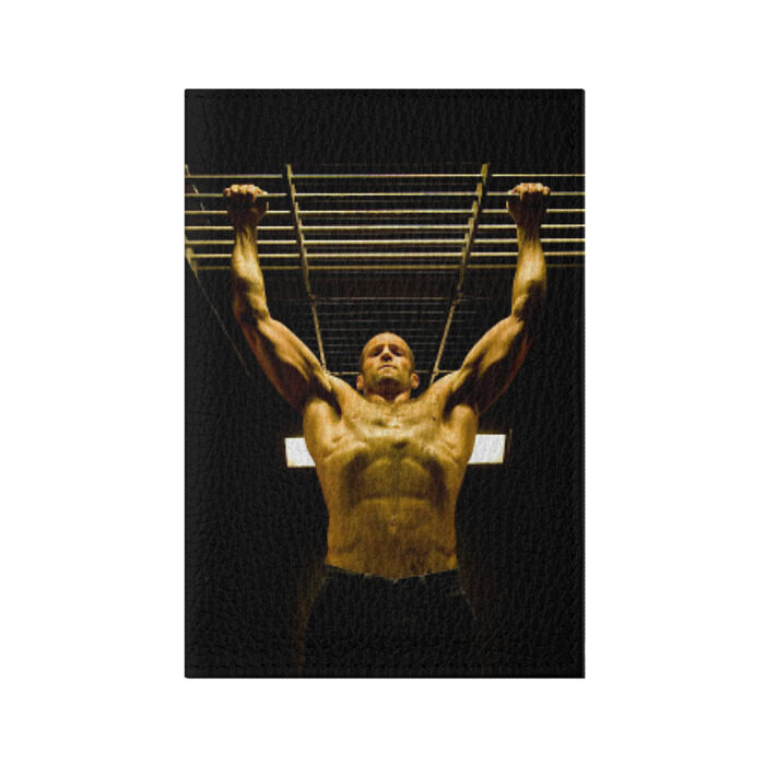 Обложка для паспорта матовая кожа Джейсон Стэйтем фото