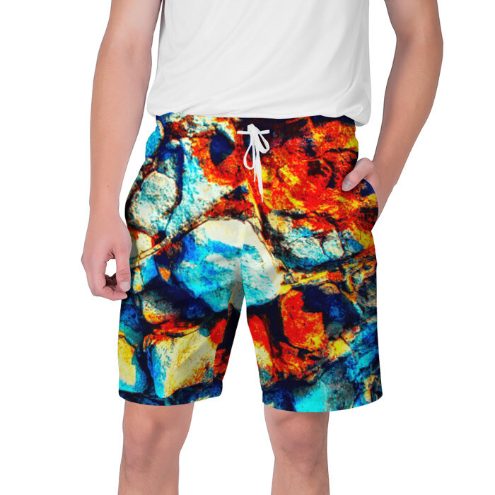 Мужские шорты 3D Камень фото