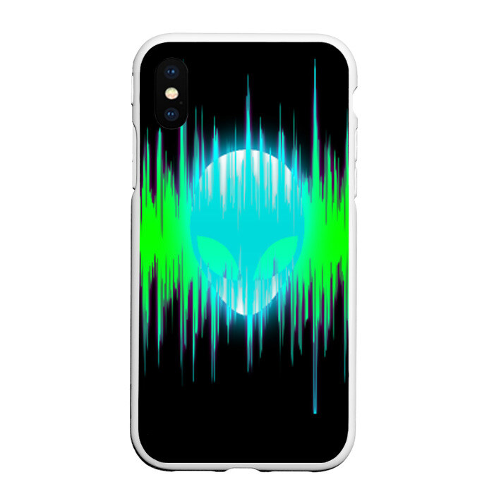 Чехол для iPhone XS Max матовый Alien фото
