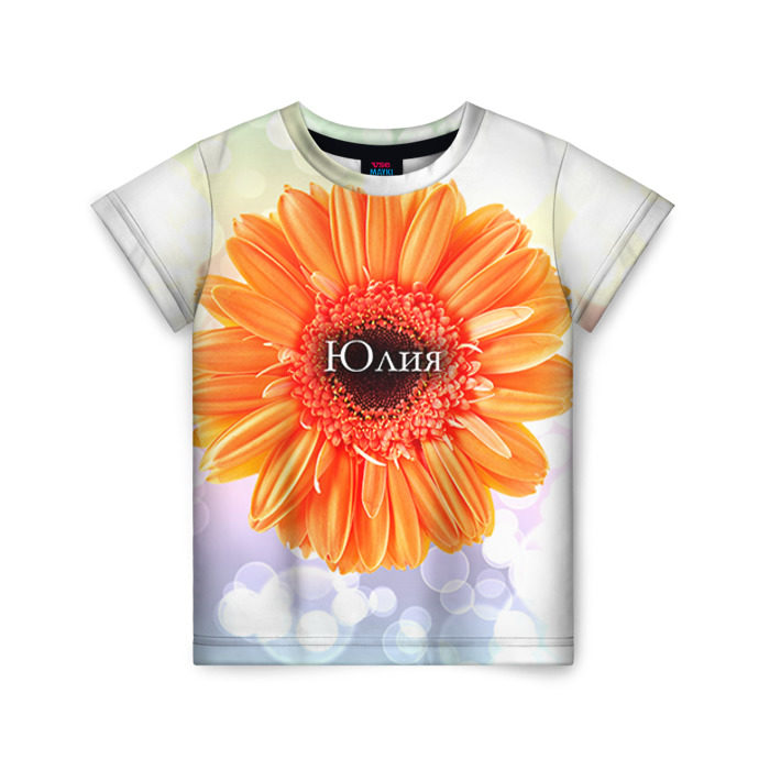 Детская футболка 3D Юлия фото