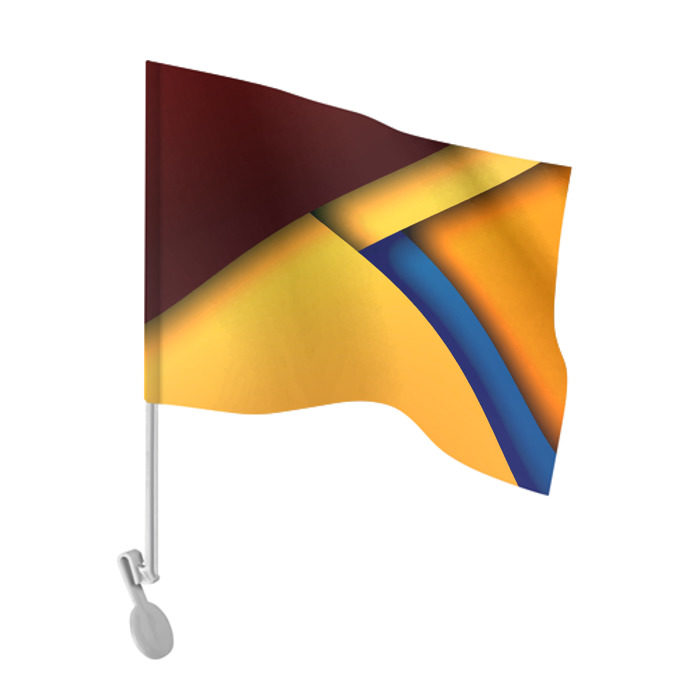 Флаг для автомобиля Stiil geometria фото