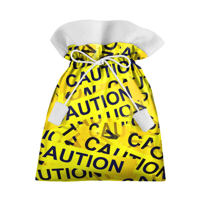 Подарочный 3D мешок Caution фото