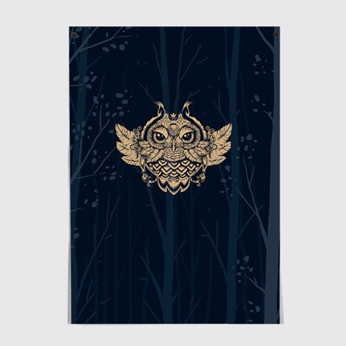 Постер Тотем сова фото