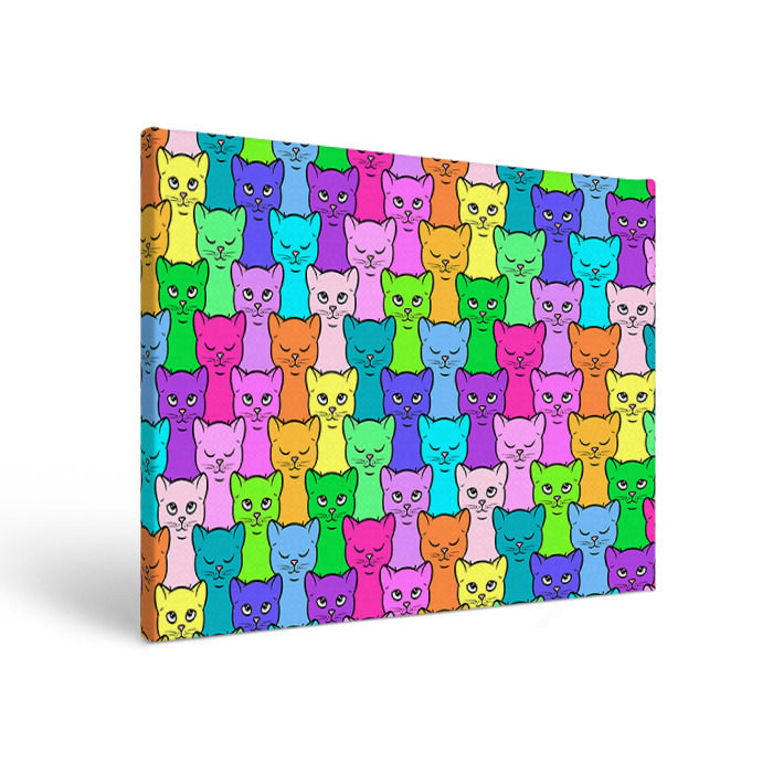 Холст прямоугольный Котятушки фото
