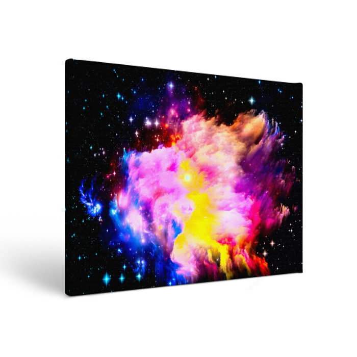 Холст прямоугольный Космос фото