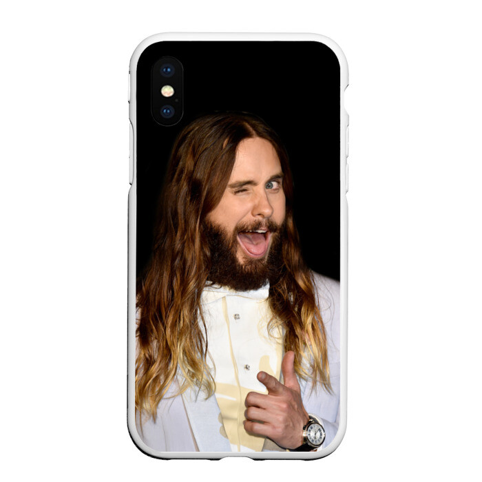 Чехол для iPhone XS Max матовый Джаред Лето фото