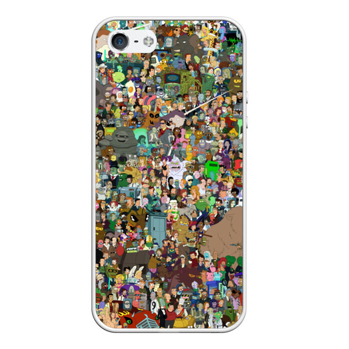 Чехол силиконовый для Телефон Apple iPhone 5/5S Футурама фото