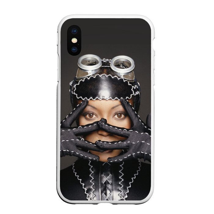 Чехол для iPhone XS Max матовый Наоми Кэмпбелл фото