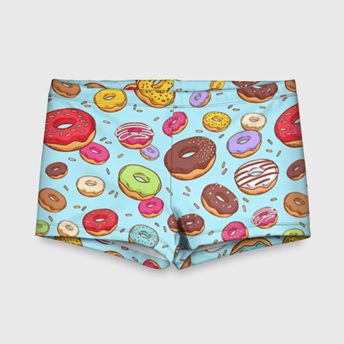 Детские купальные плавки 3D Пончики Пончики фото